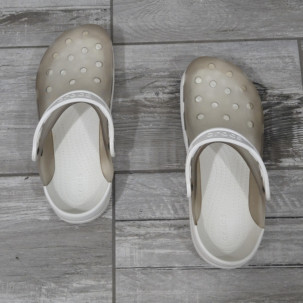 Crocs Comfort Classic Translucent Clogs - image 6